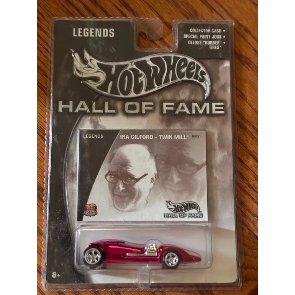 Hot Wheels Hall of Fame Legends Ira Gilford Twin Mill Pink B0931 Real Riders